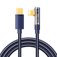 kabel przewód kątowy do iphone usb-c - lightning 20w 480 mbps 1.2m