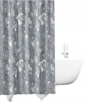 Zasłona Prysznicowa Gruba Ombre Wodoodporna PEVA 180x180cm + Haczyki