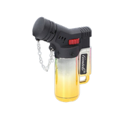 Srebrno-Żółty Mały Palnik Gazowy z Regulacją Wysokości Płomienia Gentelo