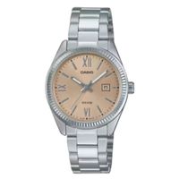 Zegarek Damski Casio LADY DATE - CHAMPAGNE Srebrzysty (Ø 30 mm)