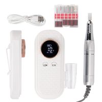 Frezarka do paznokci 50W do manicure pedicure biała 111 35 000 obrotów