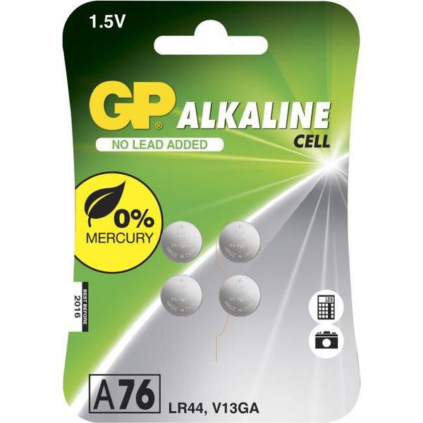 GP ALKALINE BUTTON CELL LR44 zdjęcie 1