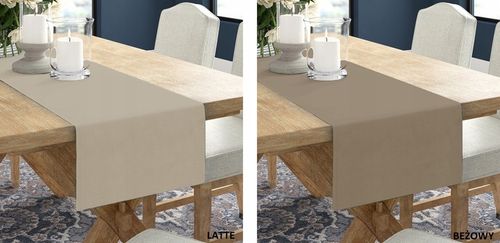 BIEŻNIK OBRUS GŁADKI MATOWY 40x220 KOLORY na Arena.pl