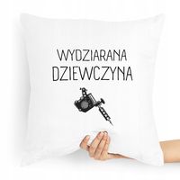 Poduszka Dla Dziewczyny Wydziarana Dziewczyny Z Nadrukiem Ze Zdjęciem