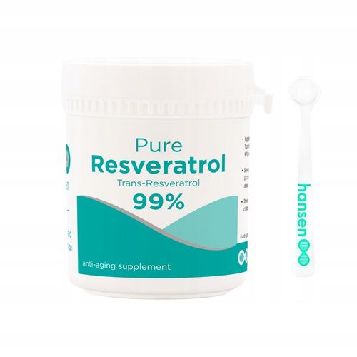 Resweratrol 99%+ proszek - 20g - (Trans-Resveratrol) - badany w PL na Arena.pl