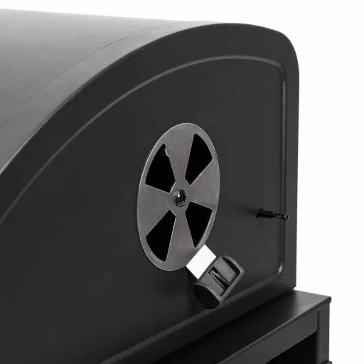 GRILL WĘGLOWY OGRODOWY SMART RUSZT ŻELIWNY WÓZEK zdjęcie 3