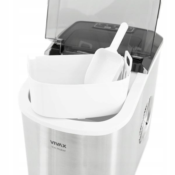 MOCNA KOSTKARKA DO LODU MASZYNA DO KOSTEK INOX S/L 12kg/dzień 240W+GRATIS zdjęcie 4