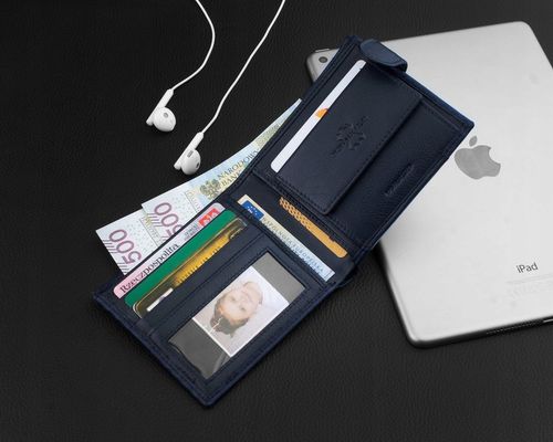 KOCHMANSKI skórzany portfel męski mały cieńki slim na Arena.pl