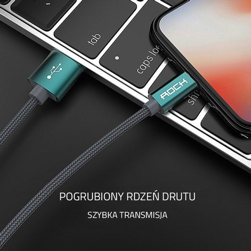 ORYGINALNY Kabel ROCK USB iPhone 5 SE 6S 7 100 cm na Arena.pl