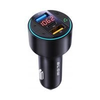 TRANSMITER FM ŁADOWARKA BLUETOOTH BT USB TYP-C QC 3.0 + PD 30W BASS LED MP3