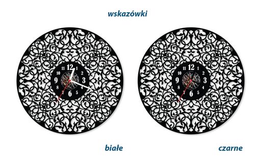 Zegar ścienny z płyty winylowej Pnącza 5.2 na Arena.pl