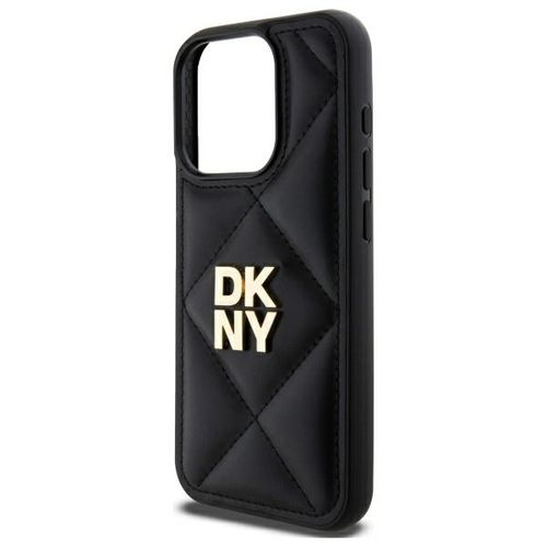 dkny dkhcp15lpqdslk iphone 15 pro 6.1   czarny/black quilted stack logo na Arena.pl