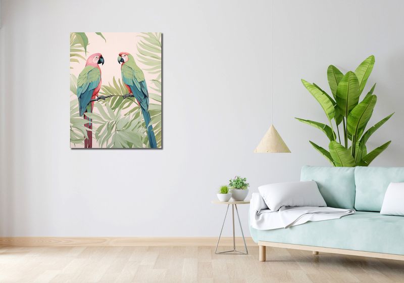 Obraz 70x90cm Dialog Ara zdjęcie 2