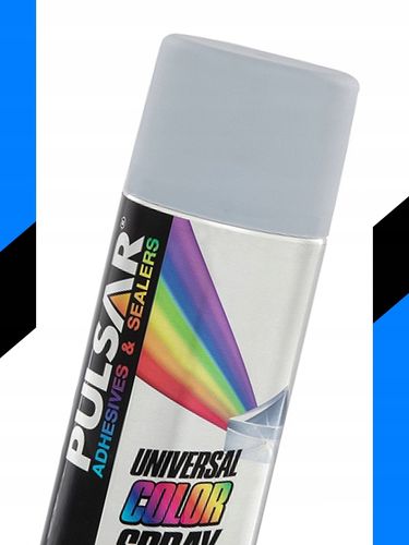 FARBA SPRAY SZARY JASNY MAT PULSAR 400 ml EMALIA PODKŁAD na Arena.pl
