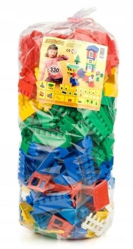 Klocki Plastikowe Konstrukcyjne w worku WO-330 elementów na Arena.pl