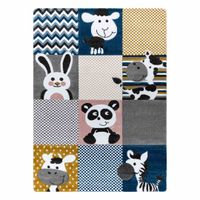 RUG/LU/TINIES/ZOO/CREAM+GREY/80x150