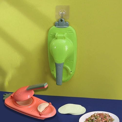 Ręczna Maszynka Foremka do Pierogów 2w1 Zestaw 2 Sztuki PP Zielony Uchwyt na Arena.pl