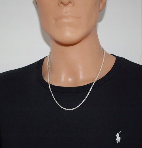 Łańcuszek Srebrny Splot Królewski 2,00 mm Pełny Diamentowany pr 925 na Arena.pl