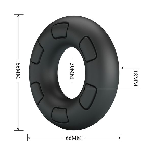 Crazy Bull Bertram – Super Soft Silicone Cock Ring zdjęcie 7