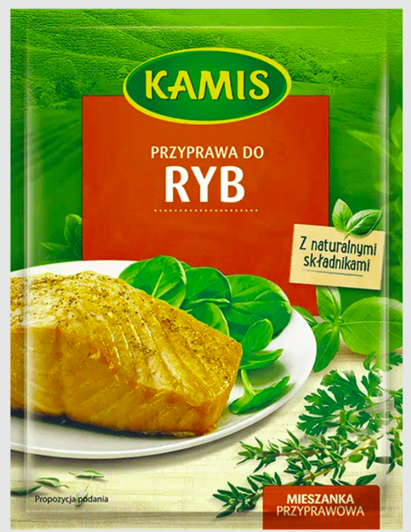 KAMIS PRZYPRAWA DO RYB 20g zdjęcie 1