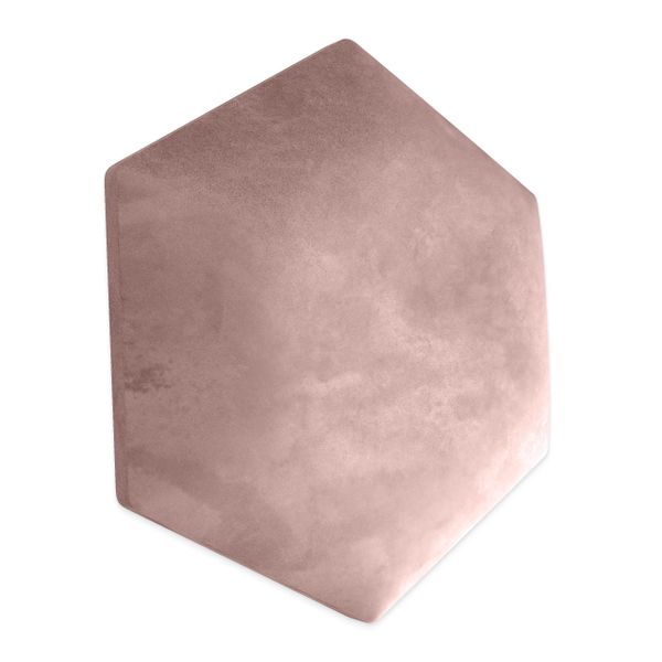 PANELE TAPICEROWANE PLASTER MIODU Heksagon RÓŻOWY 26cm x 30cm zdjęcie 1