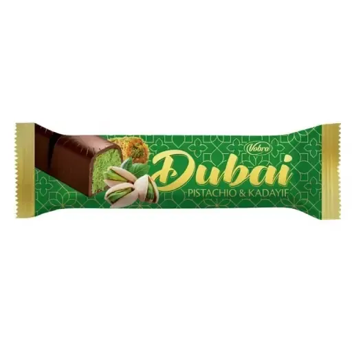 VOBRO BATON DUBAI 37,5G PISTACHIO & KADAYIF zdjęcie 1