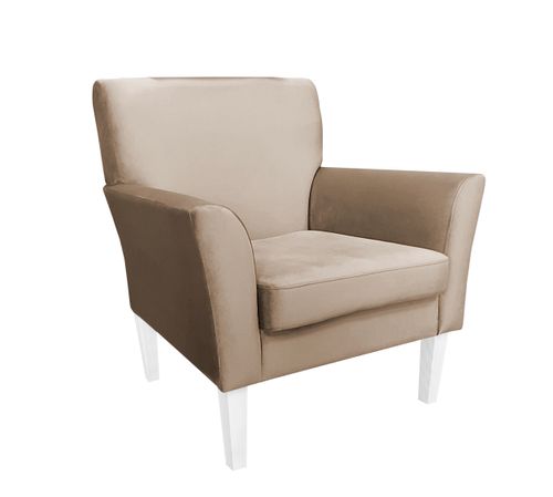 Fotel DENVER nogi białe MG09 na Arena.pl