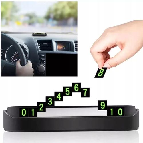 Tabliczka Parkingowa Informacyjna na Numer Telefonu Komórki Kierowcy Auta na Arena.pl