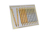 Kpl. 12 długopisów - Laser pen (mix kolorów)