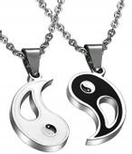 Naszyjnik Yin Yang Przyjaźni BEST FRIENDS Zestaw