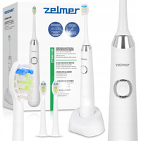 SZCZOTECZKA SONICZNA ZELMER ZTB8010W BIAŁĄ 38000R/M 4 TRYBY TIMER USB