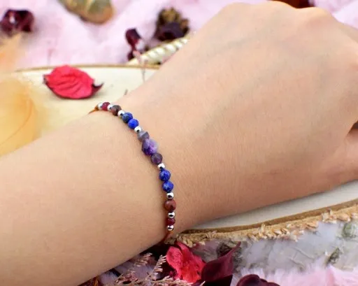 Bransoletka Znak Zodiaku BARAN Naturalne Kamienie Zodiak zdjęcie 16