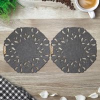 2 SZT GRUBA PODKŁADKA Z FILCU POD TALERZ 30 CM