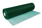 siatka rabatowa ogrodzeniowa oczko 15x15mm 120cm x 50mb zielona polymernet