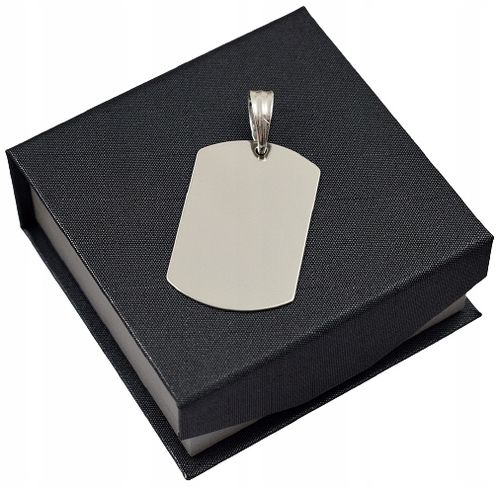 SREBRNY NIEŚMIERTELNIK ZAWIESZKA PR. 925 + GRAWER ZDJĘCIE + PUDEŁKO na Arena.pl