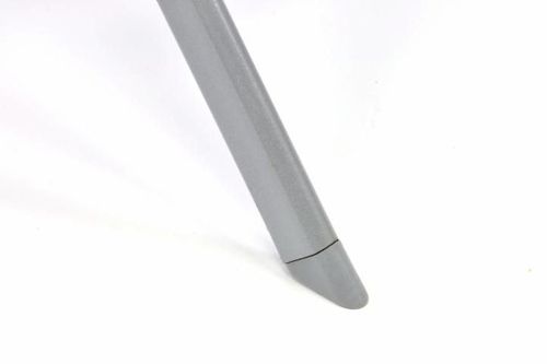 Garden Bistro stół składany z blatem szklanym - srebrny na Arena.pl