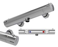 BATERIA PRYSZNICOWA termostatyczna ŚCIENNA do łazienki kabiny CHROM RIPON