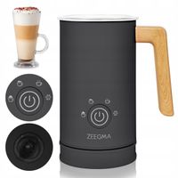 ELEKTRYCZNY SPIENIACZ DO MLEKA KAWY CZARNY PODGRZEWACZ LATTE UBIJACZ PIANY