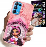 ETUI DO OPPO RENO5 4G 5G - CUPID VIBES Z UROCZĄ ANIOŁKIEM PLECKI
