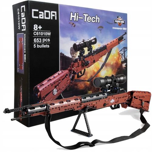 CADA KLOCKI KONSTRUKCYJNE KARABIN 653 EL + NABOJE na Arena.pl