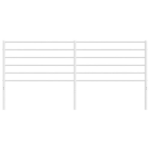 Metalowe wezgłowie, białe, 200 cm na Arena.pl