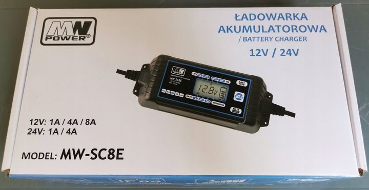 ŁADOWARKA DO AKUMULATORA 12V 24V MW-SC8E MWPower zdjęcie 11