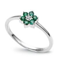 Złoty pierścionek Staviori z diamentem