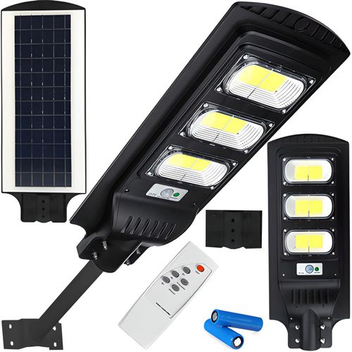 Lampa solarna uliczna miejska z czujnikiem ruchu zmierzchu LED PILOT 240 W na Arena.pl