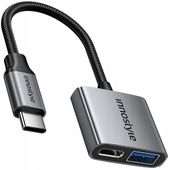 innostyle przejściówka usb-c usb otg usb-a adapter kabel pendrive