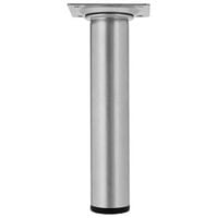 Noga meblowa MOCNA 15cm okrągła szara do blatu stołu mebli swe