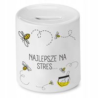 Skarbonka Śmieszna Zabawna Najlepsze Na Stres... Z Nadrukiem Ze Zdjęciem