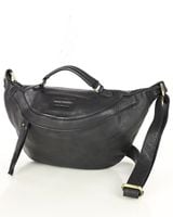 Torebka nerka damska skórzana listonoszka - MARCO MAZZINI czarny