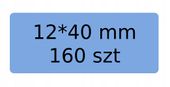 NIIMBOT Etykiety Naklejki BŁĘKITNE 12*40mm 160szt