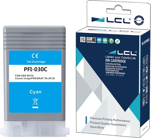 Zamiennik tuszu LCL PFI-030C (cyan) do Canon TA-20/TA-30/TM-240/TM-340 na Arena.pl